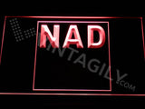 NAD LED Neon Sign USB - Red - TheLedHeroes