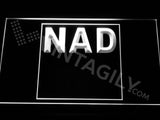 NAD LED Neon Sign USB - White - TheLedHeroes
