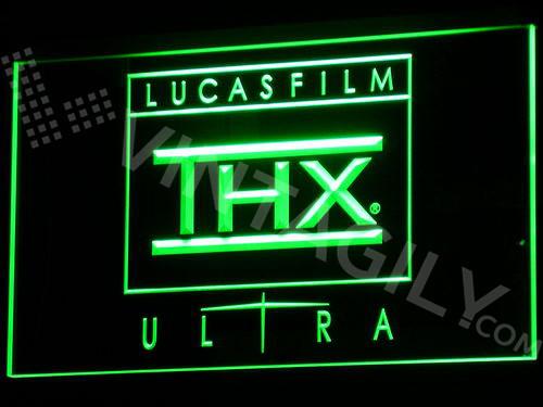 Lucas Film THX LED Neon Sign USB - Green - TheLedHeroes