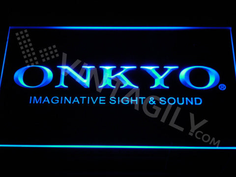 FREE Onkyo LED Sign - Blue - TheLedHeroes