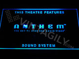 FREE Anthem Sound System LED Sign - Blue - TheLedHeroes