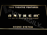 Anthem Sound System LED Neon Sign USB - Yellow - TheLedHeroes