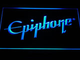 Epiphone Electronic Guitar LED Neon Sign USB - Blue - TheLedHeroes