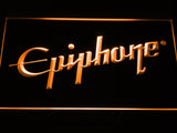 FREE Epiphone Electronic Guitar LED Sign - Orange - TheLedHeroes