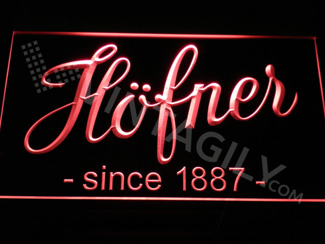 FREE Hofner LED Sign - Red - TheLedHeroes