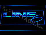 Line 6 LED Sign - Blue - TheLedHeroes