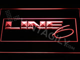 Line 6 LED Sign - Red - TheLedHeroes