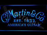 Martin & Co. Guitars LED Sign - Blue - TheLedHeroes