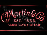 FREE Martin & Co. Guitars LED Sign - Red - TheLedHeroes