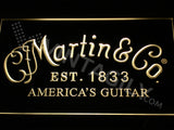 FREE Martin & Co. Guitars LED Sign - Yellow - TheLedHeroes