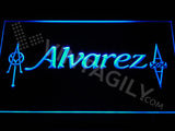 FREE Alvarez Guitars LED Sign - Blue - TheLedHeroes