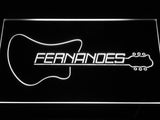 FREE Fernandes Guitar 2 LED Sign - White - TheLedHeroes