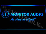 FREE Monitor Audio LED Sign - Blue - TheLedHeroes