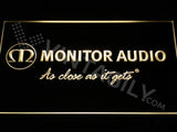 FREE Monitor Audio LED Sign - Yellow - TheLedHeroes