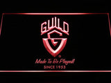 Guild Guitars LED Neon Sign Electrical - Red - TheLedHeroes
