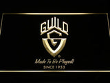 Guild Guitars LED Neon Sign Electrical - Yellow - TheLedHeroes