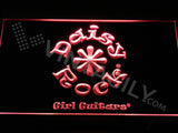 FREE Daisy Rock Guitars LED Sign - Red - TheLedHeroes