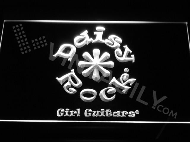 Daisy Rock Guitars LED Neon Sign USB - White - TheLedHeroes
