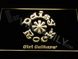 Daisy Rock Guitars LED Sign - Yellow - TheLedHeroes