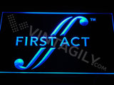 FREE First Act LED Sign - Blue - TheLedHeroes