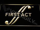 FREE First Act LED Sign - Yellow - TheLedHeroes