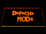 FREE Depeche Mode (2) LED Sign - Orange - TheLedHeroes