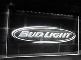 Bud Light (2) LED Neon Sign USB - White - TheLedHeroes
