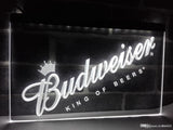 Budweiser King of Beer LED Neon Sign Electrical - White - TheLedHeroes