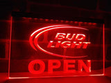 FREE Bud Light Open LED Sign - Red - TheLedHeroes