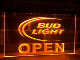 Bud Light Open LED Neon Sign USB - Orange - TheLedHeroes