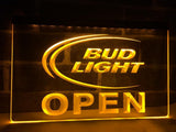 Bud Light Open LED Neon Sign USB - Yellow - TheLedHeroes