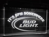 Bud Light It's 5pm Somewhere LED Neon Sign USB - White - TheLedHeroes