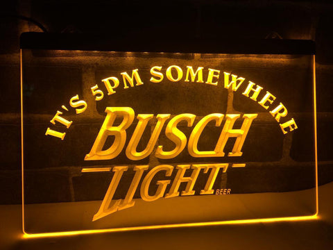 FREE Busch Light It's 5pm Somewhere LED Sign -  - TheLedHeroes