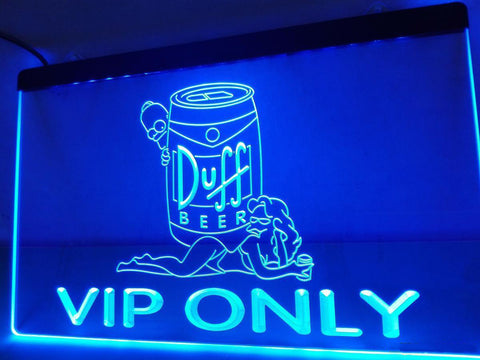 FREE Duff VIP Only (2) LED Sign -  - TheLedHeroes