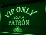 Tequila Patron VIP Only LED Neon Sign USB - Green - TheLedHeroes