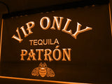 Tequila Patron VIP Only LED Neon Sign Electrical - Orange - TheLedHeroes