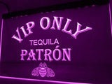 Tequila Patron VIP Only LED Neon Sign Electrical - Purple - TheLedHeroes