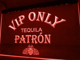Tequila Patron VIP Only LED Neon Sign USB - Red - TheLedHeroes