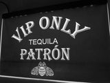 Tequila Patron VIP Only LED Neon Sign Electrical - White - TheLedHeroes