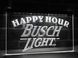 FREE Busch Light Happy Hour LED Sign - White - TheLedHeroes