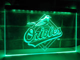Baltimore Orioles (3) LED Neon Sign Electrical - Green - TheLedHeroes