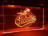 Baltimore Orioles (3) LED Neon Sign Electrical - Orange - TheLedHeroes