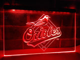 Baltimore Orioles (3) LED Neon Sign Electrical - Red - TheLedHeroes