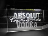 Absolut Vodka LED Neon Sign USB - White - TheLedHeroes