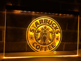 Starbucks LED Neon Sign USB - Yellow - TheLedHeroes