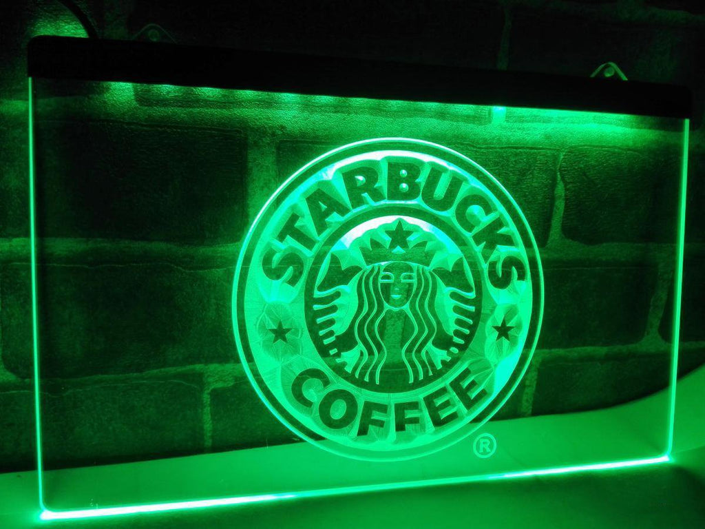 Starbucks LED Neon Sign USB - Green - TheLedHeroes