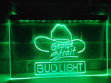 FREE Bud Light Georges Strait LED Sign - Green - TheLedHeroes