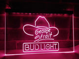 FREE Bud Light Georges Strait LED Sign - Purple - TheLedHeroes