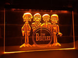 The Beatles (3) LED Neon Sign USB - Orange - TheLedHeroes