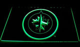 Winnipeg Jets (3) LED Neon Sign USB - Green - TheLedHeroes